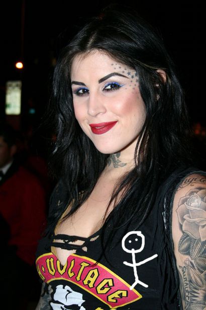 kat von d tattoos. American tattoo artist Kat Von
